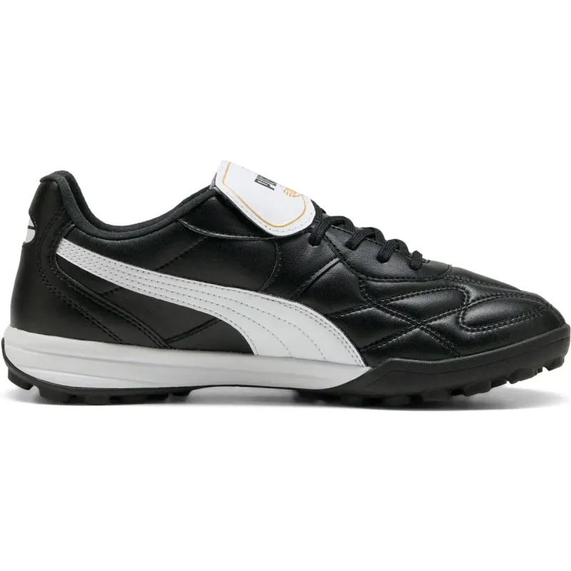Puma King Top TT Multinocken-Fußballschuhe 01 – PUMA black/PUMA white/PUMA gold 47 für Herren, schwarz, Größe 39 EU (108473)