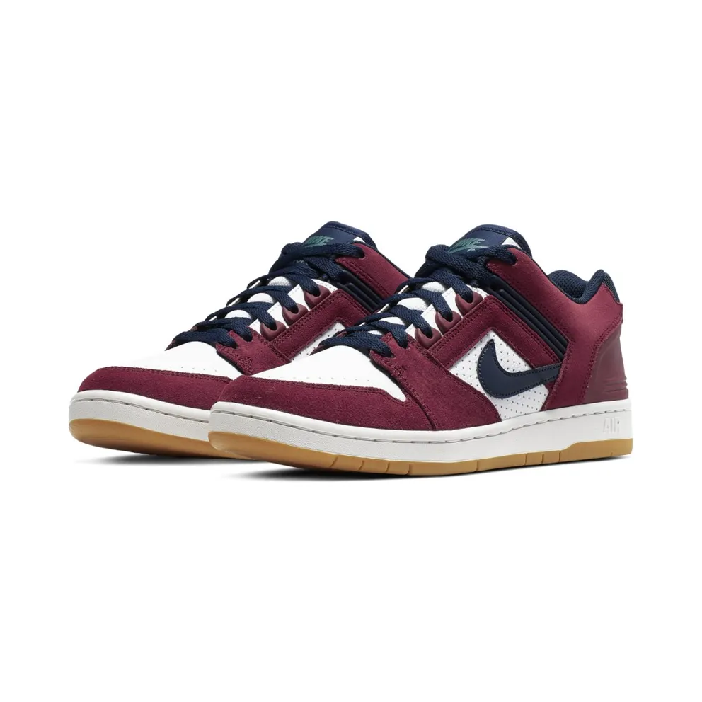 Nike SB Air Force 2 Low Team Red Obsidian Team Red/Obsidian-White-Summit White (AO0300-600)