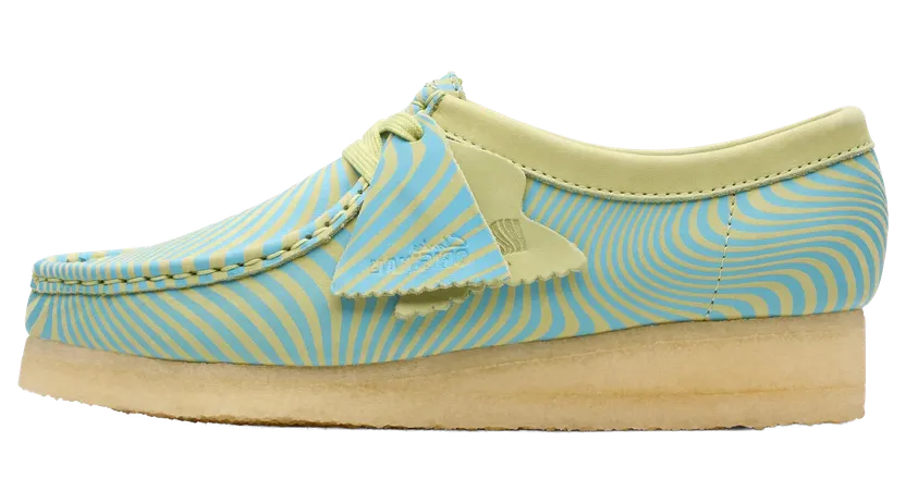 Clarks Originals Wallabee “Blue / Lime Print” (26175834)