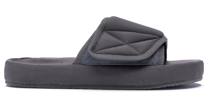 Yeezy Supply Nylon Slipper Graphite
