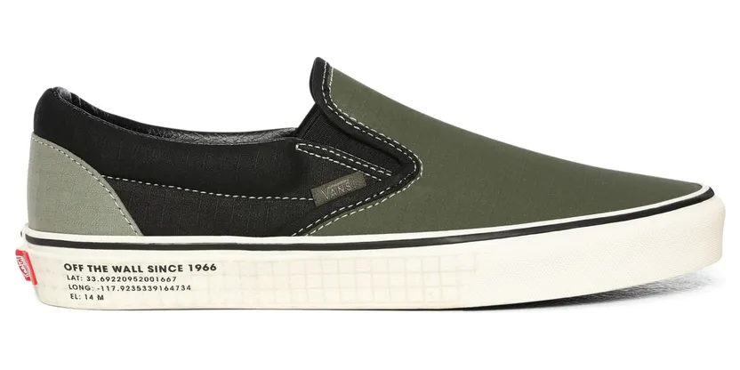 VANS 66 Supply Classic Slip-on Shoes (Green)