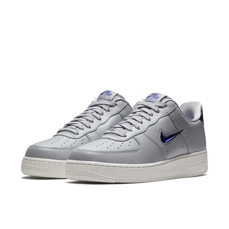 Nike Air Force 1 Low Jewel Wolf Grey Royal Blue Wolf Grey/Deep Royal Blue-Summit White (AJ9507-002)