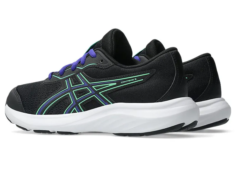 ASICS CONTEND 9 GS “Black / Vital Green” (1014A337-009)