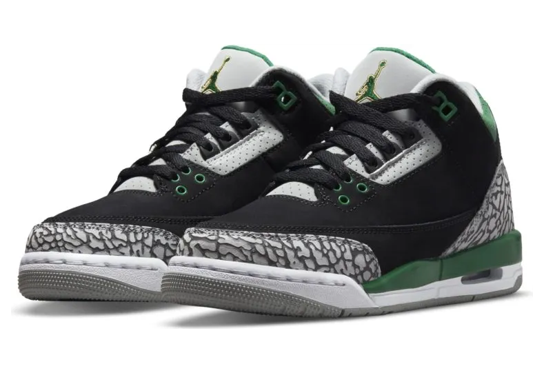 Air Jordan 3 Retro Pine Green (GS) (398614-030)