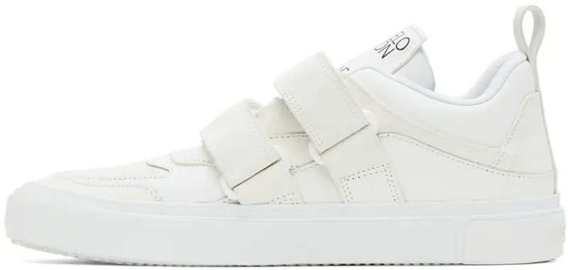 Marcelo Burlon County of Milan Leather Strap Logo “White” (CMIA095F21LEA0010100)