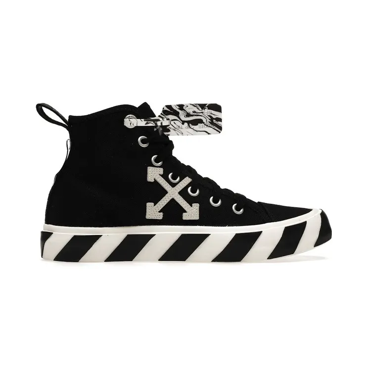 OFF-WHITE Vulcanized Mid Top Black White (OMIA119F21FAB0011001)