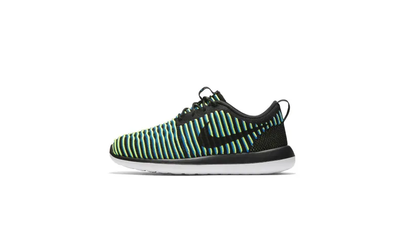 Nike Roshe Two Flyknit Photo Blue (W) Black/Photo Blue-Volt-Black (844929-003)