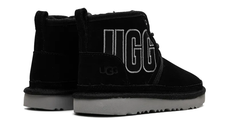 Ugg Neumel Graphic Outline PS “BLACK/GREY” (1130787K-BLK)