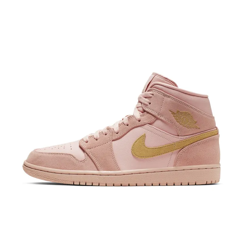 Air Jordan Nike AJ 1 Mid Coral Gold (2019) (852542-600)