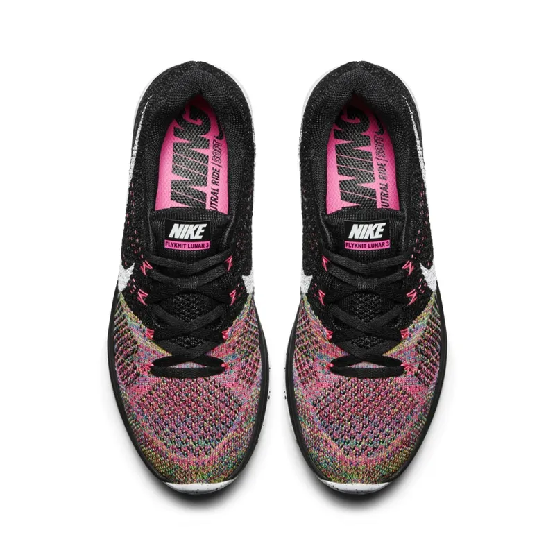 Nike WMNS Flyknit Lunar 3 Limited Edition Black Pink (698182-003)