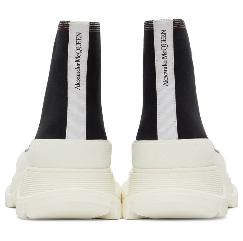 Alexander McQueen Black Tread Slick High Sneakers (662681W4MV4) (4)