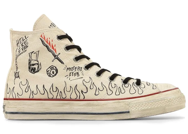 Converse Chuck Taylor All Star Aged 87 HC Hi Stranger Things Natural (31317091)