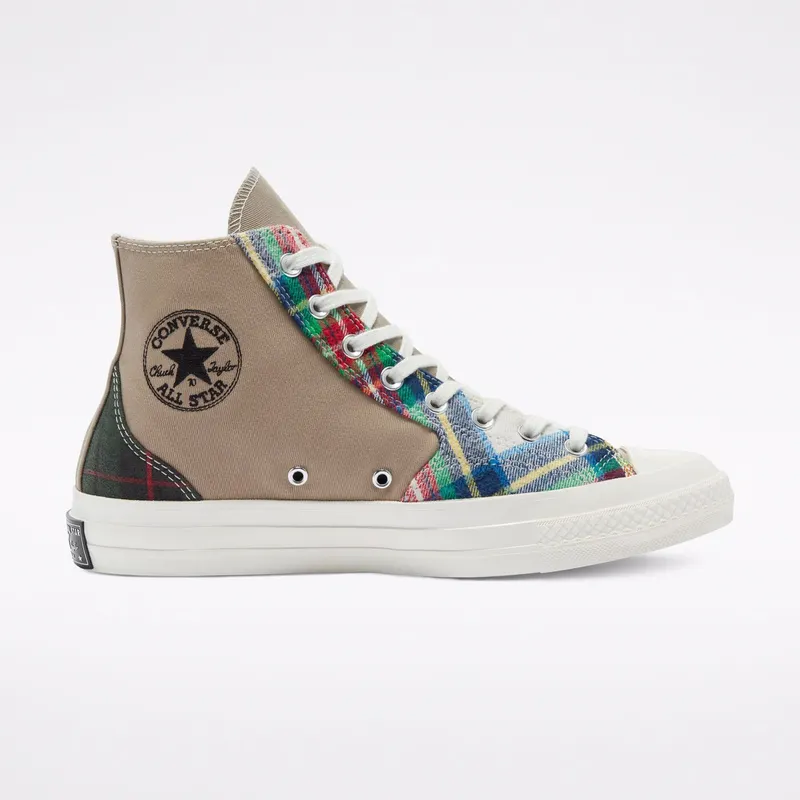 Converse Beyond Retro Patchwork Chuck 70 High Top Tan/black/egret (169834C)