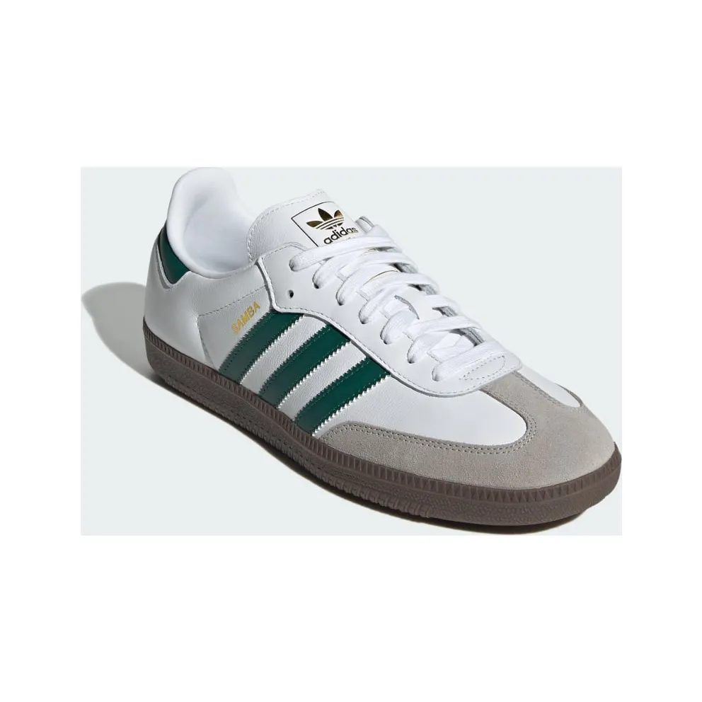 Adidas Samba OG Cloud White / Collegiate Green / Clear Granite (JH8797)