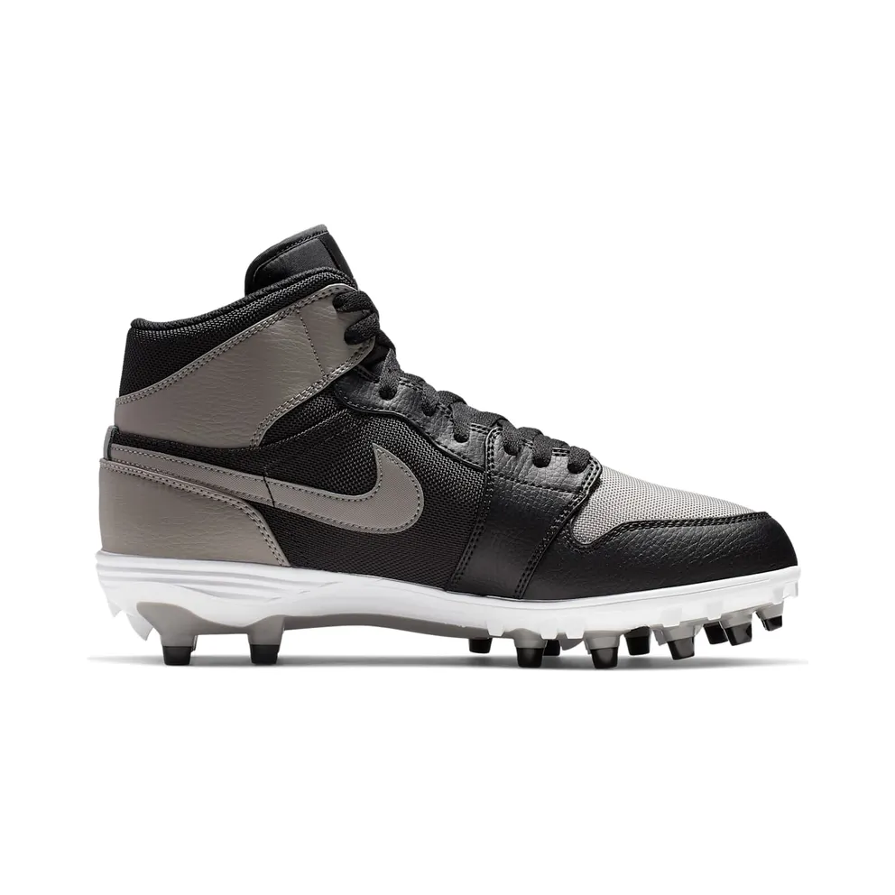 Jordan 1 TD Mid Shadow Black/Soft Grey-White-Soft Grey (AR5604-002)