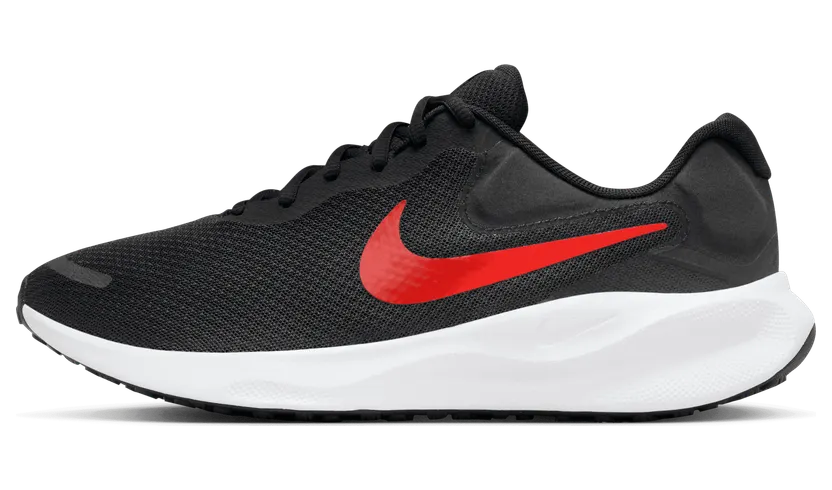 Nike Revolution 7 Black White University Red (FB2207-003)