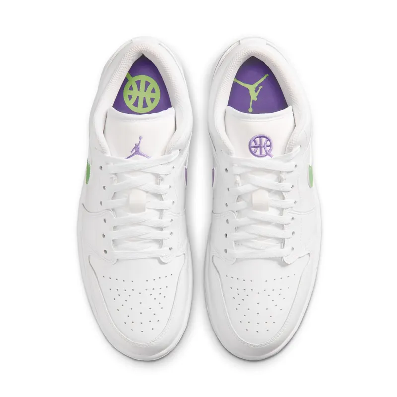 Air Jordan 1 White/Key Lime/Action Grape (IR2367-100)