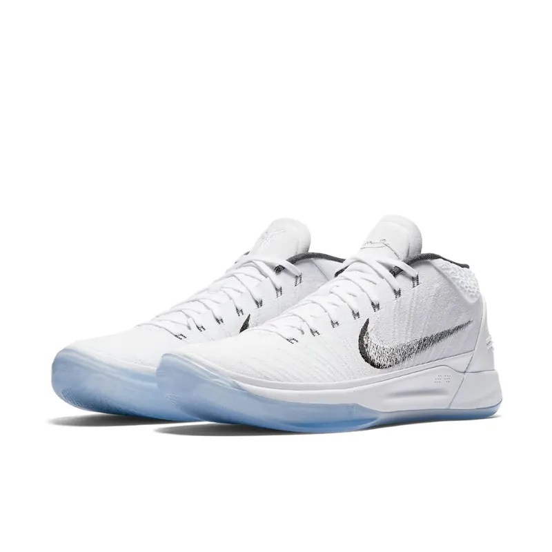 Nike Kobe A.D. White Ice White/Metallic Silver-Ice (922482-102)