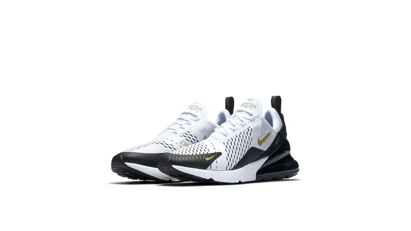 Nike Air Max 270 White Metallic Gold Black White/Metallic Gold-Black (AV7892-100)