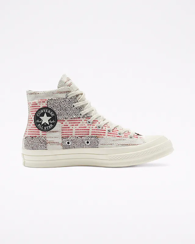 Converse Patchwork Chuck 70 High Top Twill/light Gray/egret (170059C)