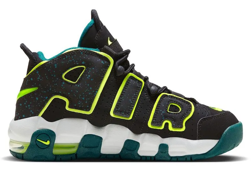 Nike Air More Uptempo Low Black Geode Teal (DZ2809-001)