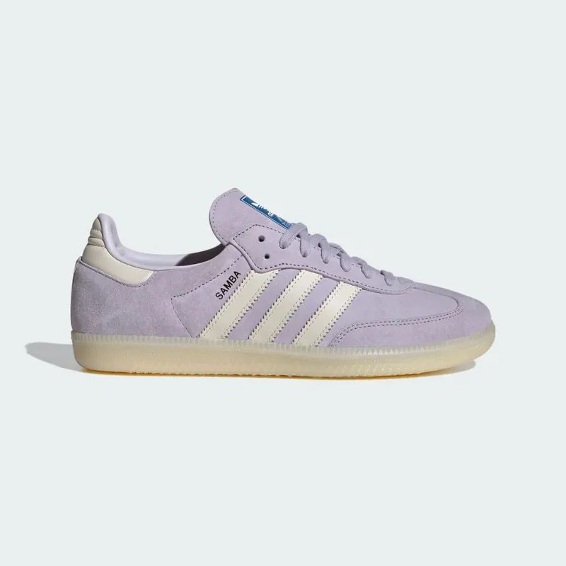 adidas Samba OG Shoes Silver Dawn / Chalk White / Off White (IG6176)