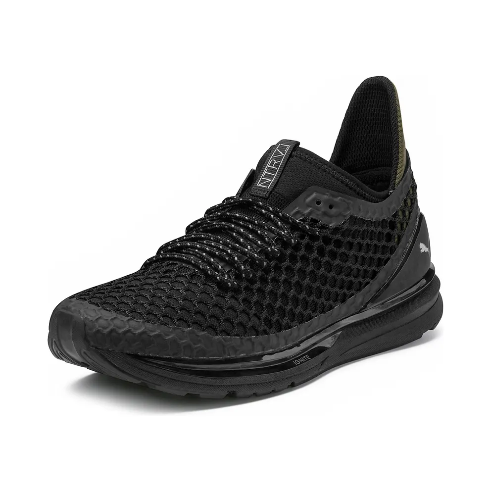 Puma Ignite Limitless Netfit Staple Black Olive Puma Black/Olive Night (364393-01)