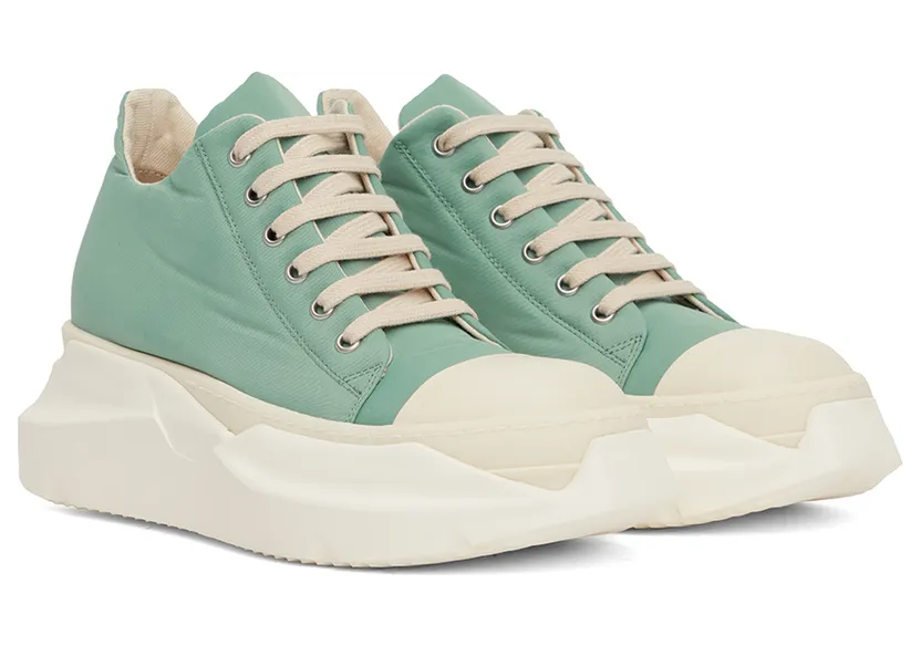 Rick Owens Drkshdw Blue & Off-White Aqua Low Sneakers (DU02B4842 MU) (4)