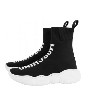 Moschino Sock Sneakers Teddy Shoes Mit Maxi Logo (MNT2026574802)
