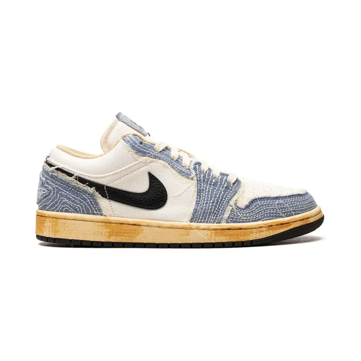 Jordan Air Jordan 1 Low SE Sashiko Denim “White” (FN7670)