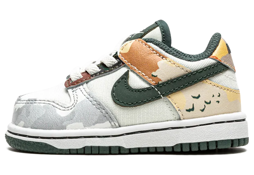 Nike Dunk Low Sail Multi-Camo (TD) (DB1902-100)