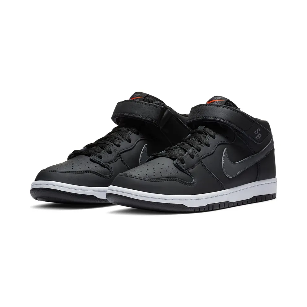 Nike SB Dunk Mid ISO Orange Label Black Dark Grey (2020) (CV4283-001)