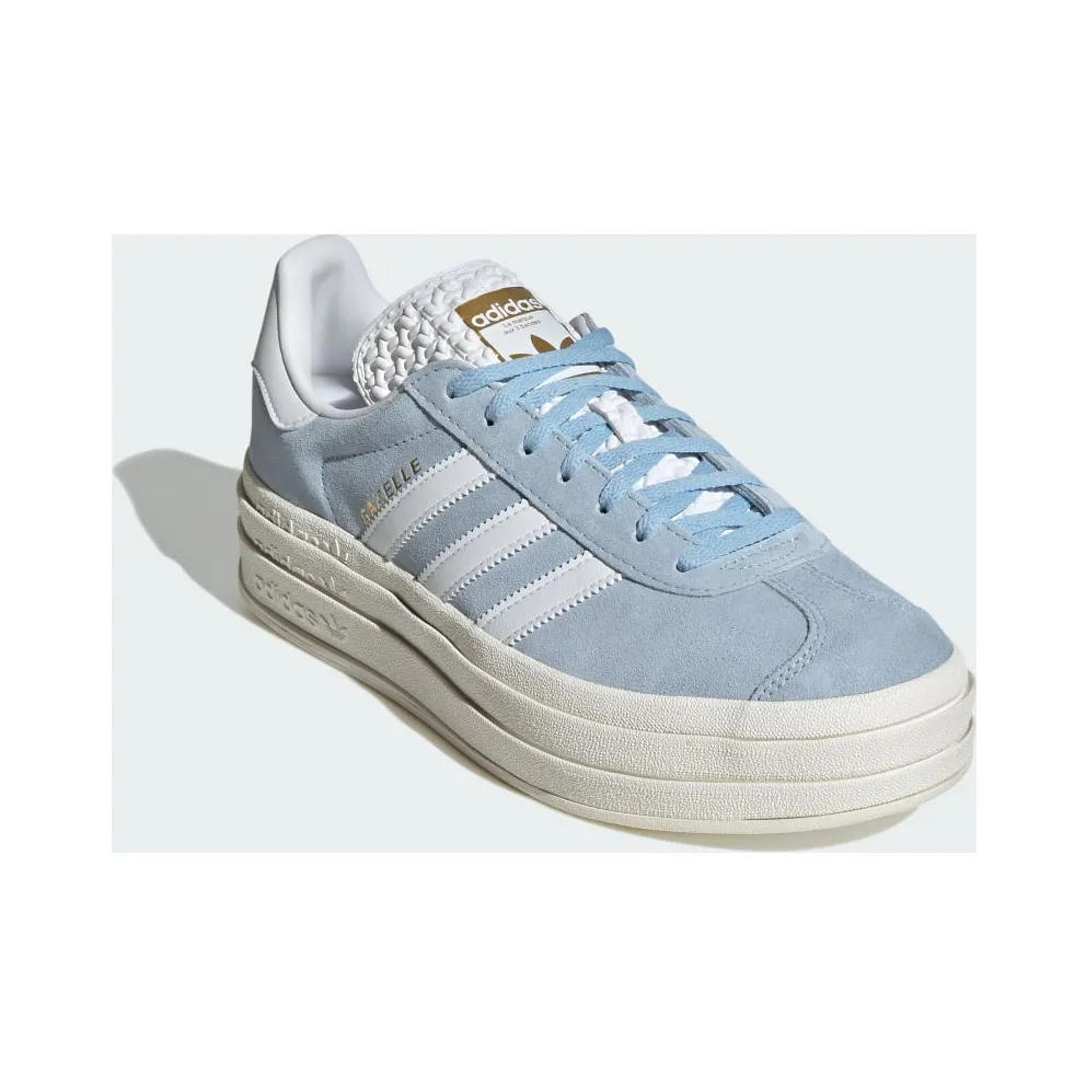 adidas Gazelle Bold Clear Sky / Cloud White / Gold Metallic (ID6991)