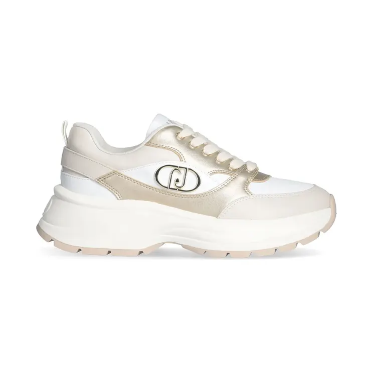 Liu Jo Calf Leather/Metalli Milk/Light Gold (BF5035PX026S1874)