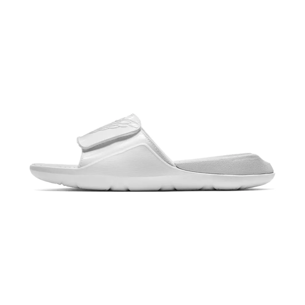 Jordan Hydro 7 Slides White Platinum (GS) White/Pure Platinum/Pure Platinum (AA2516-100)