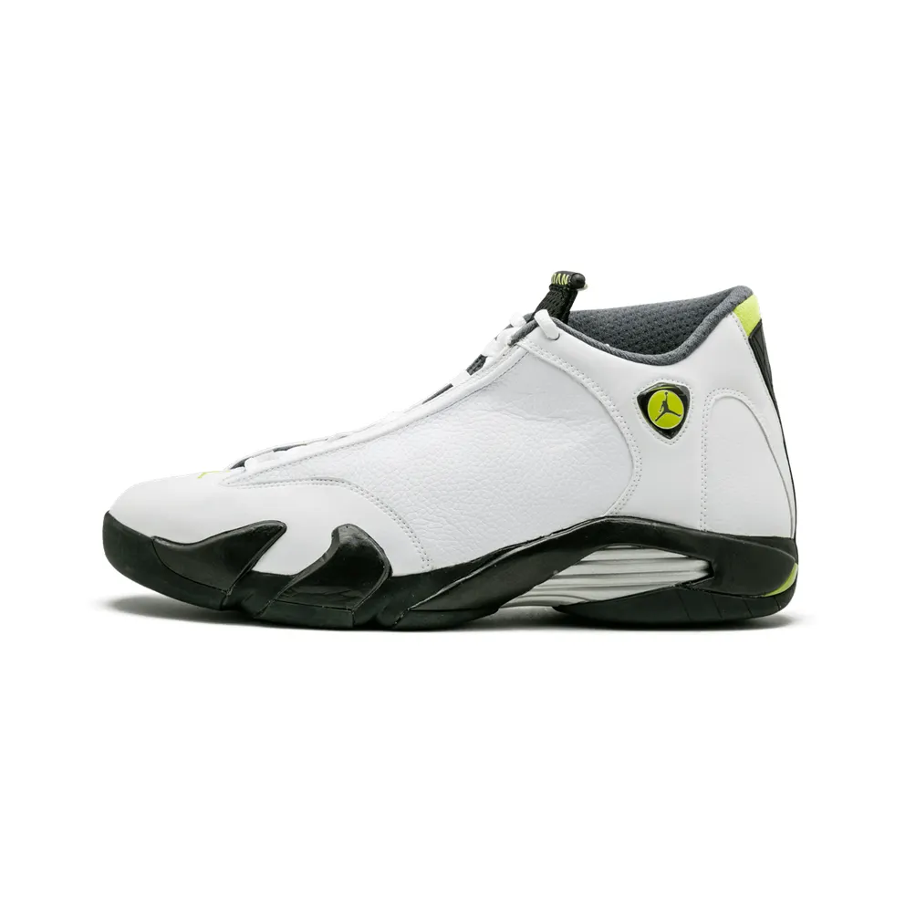 Jordan 14 Retro White Chartreuse (311832-132)