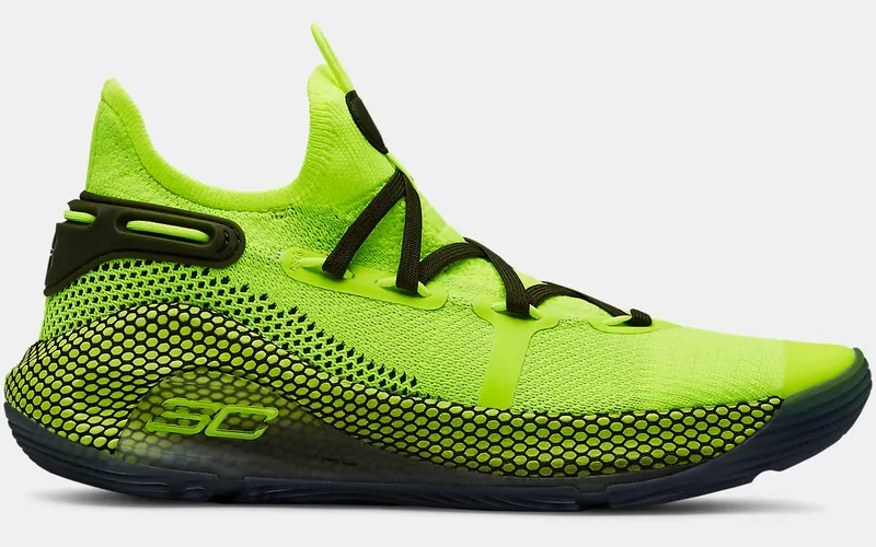 Under Armour  Curry 6 Coy Fish (GS) High Vis Yellow/High Vis Yellow-Guardian Green (3020415-302)