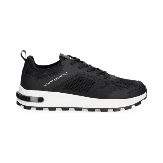 Armani Exchange met logoprint en mesh vlak “Black” (XM003611AF29101UC001)