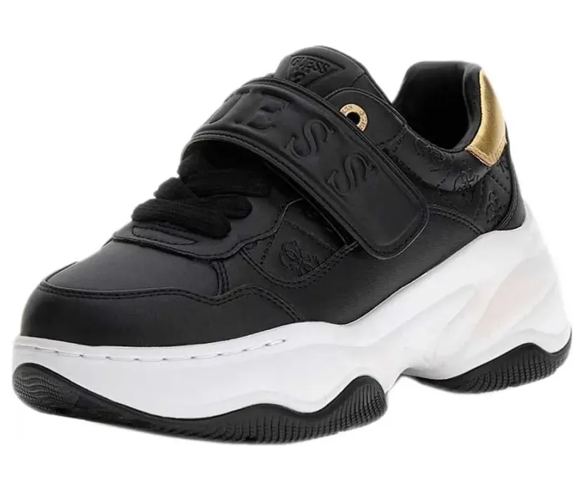 Guess sneaker Black Gold (FLFHNNELE12-BLKGO)