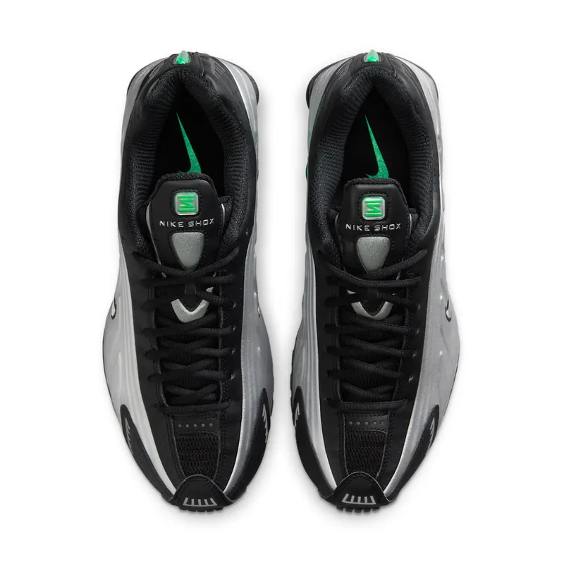 Nike Shox R4 Metallic Silver Green Shock (HQ1988-006)