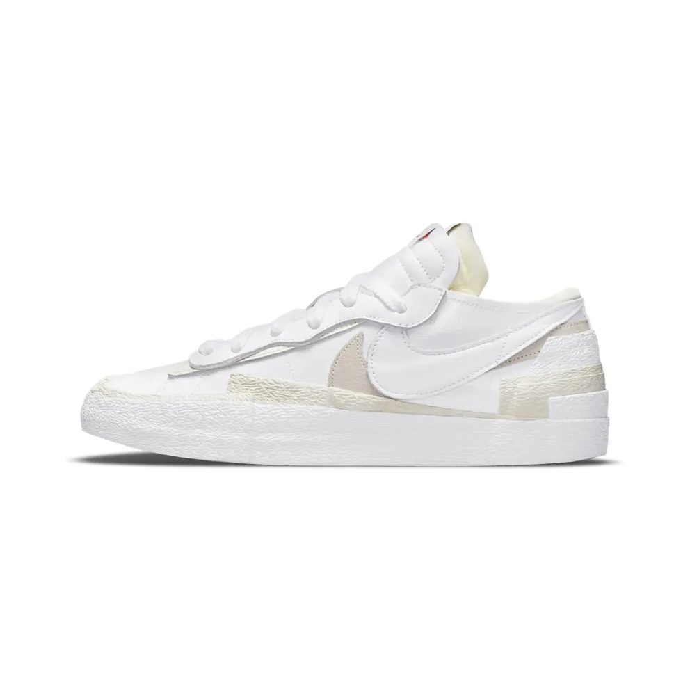 Nike x Sacai Blazer Low White Patent Leather (DM6443-100)