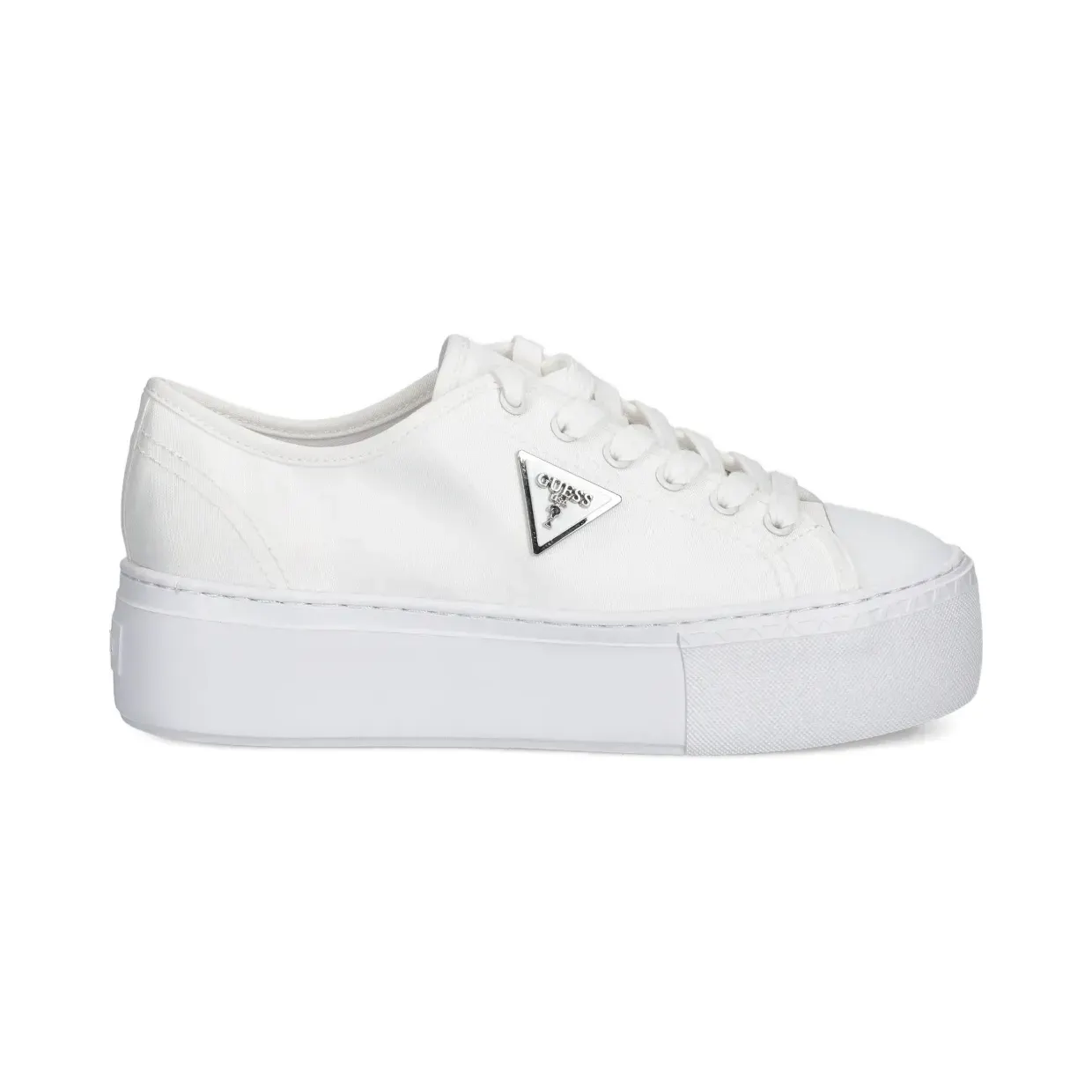 Guess Usa met plateauzool en logoplakkaat “White” (FLTJO2FAB12)