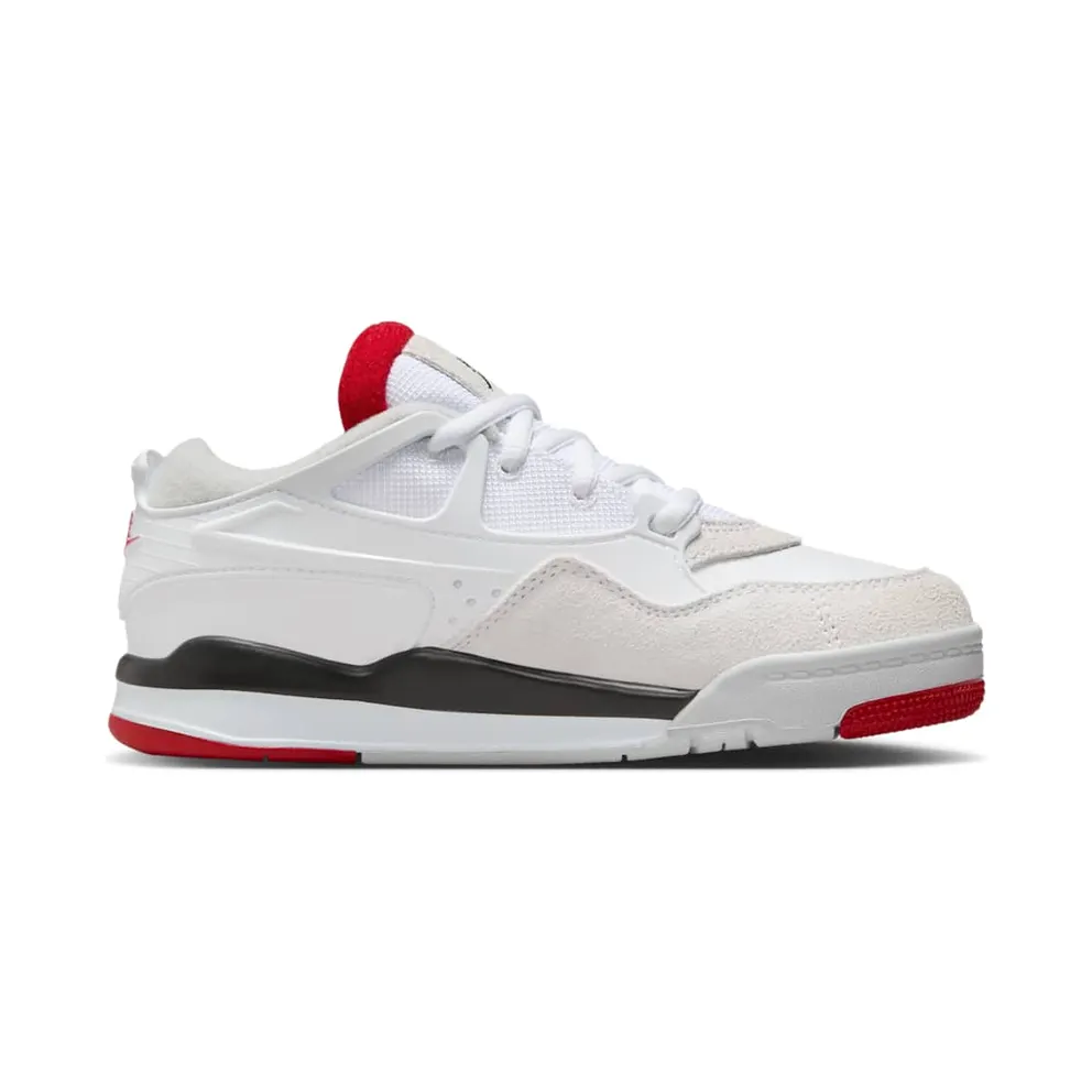 Jordan 4 RM White Black Neutral Grey Varsity Red (FQ7936-102)