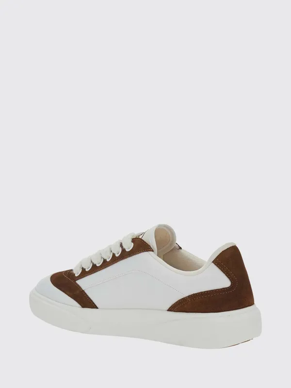 Casablanca Bicolor Leather and Fabric with Round Toe Brown (APF26SNK02509)
