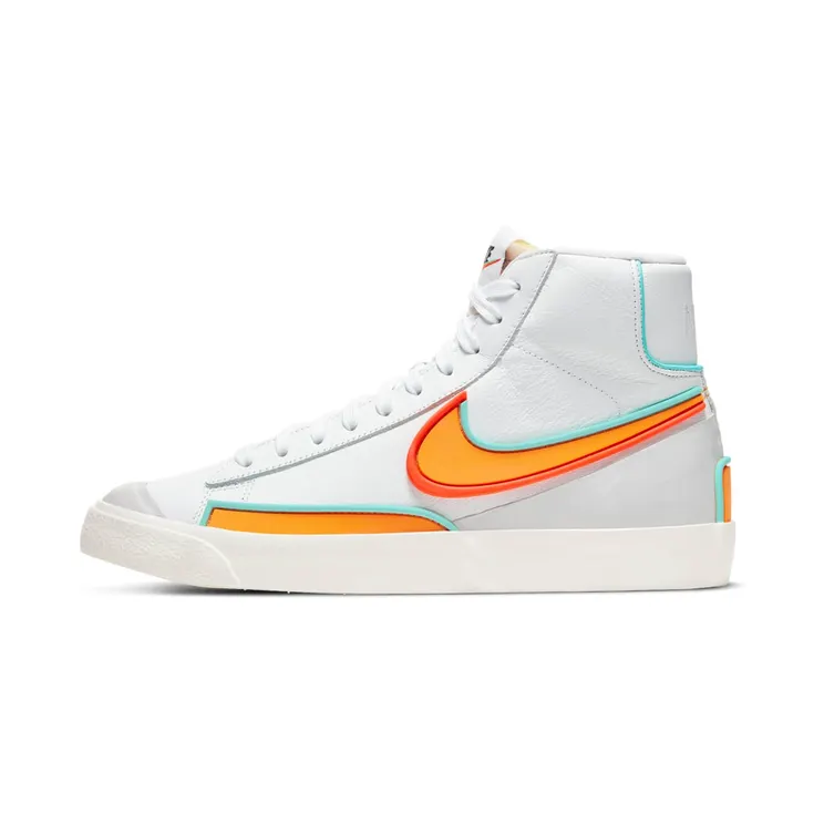 Nike Blazer Mid ’77 ‘Inifinite Kumquat’ “White / Aurora Green / Bright Crimson / Kumquat” (DC1746-100)