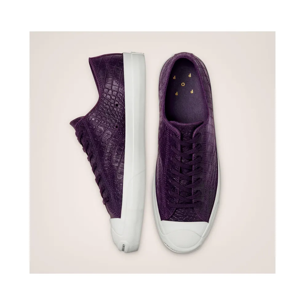 Converse Jack Purcell Ox Pop Trading Company Dragonskin Grand Purple/Black-Egret (170544C)