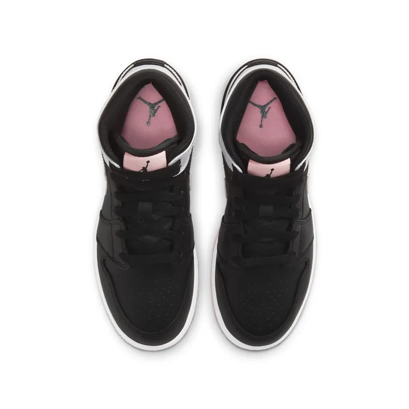 Jordan 1 Mid Arctic Pink Black (GS) Arctic Pink/Black-White (555112-061)