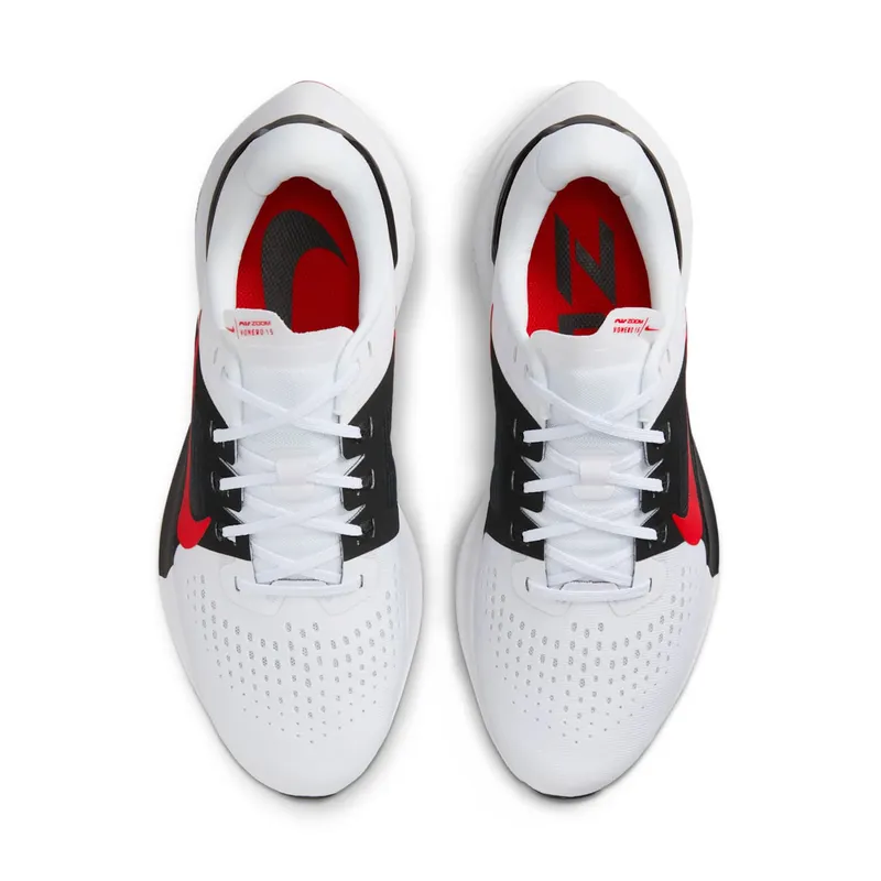Nike Air Zoom Vomero 15 White Black Gym Red (CU1855-101)