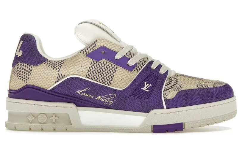 Louis Vuitton Damier LV Trainer Purple (1AC579)