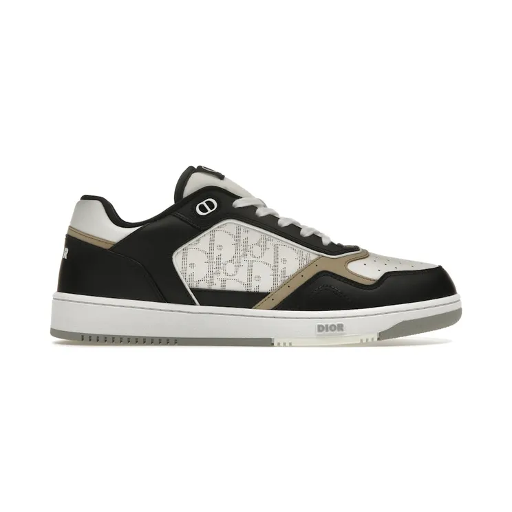 Dior B27 Low Black White Beige Oblique Galaxy (3SN272ZIJ_H163)